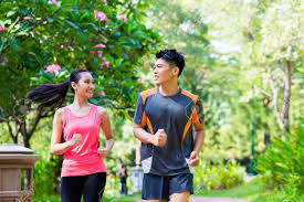 jogging